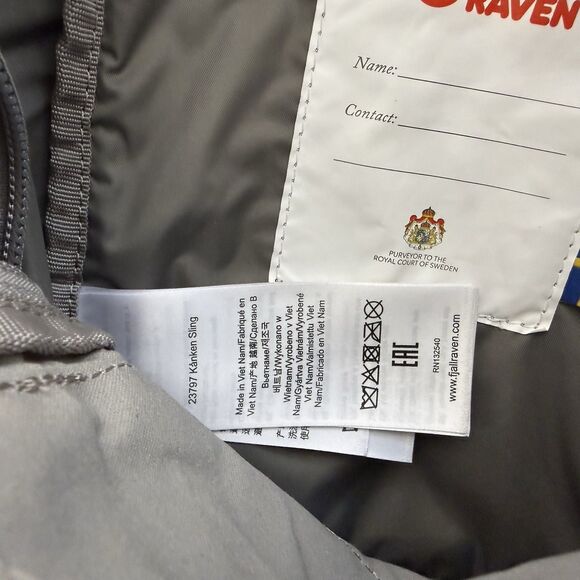 Fjallraven Kanken Mini Sling Bag Cross Body Bag Light Gray Fog 23797 - Picture 10 of 10